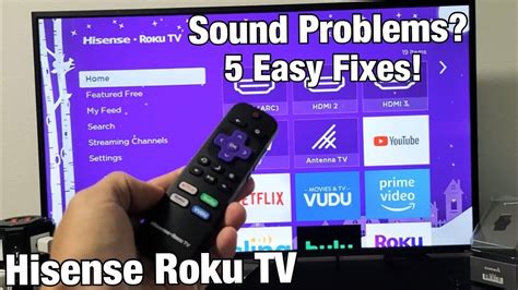 Roku TV sound not working